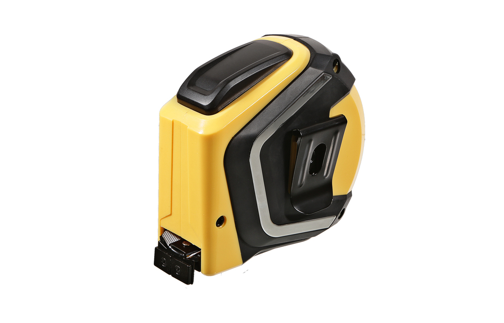 Рулетка 10x27мм, автостоп, двухстор., нейлон, супермощный магнит, Hanskonner