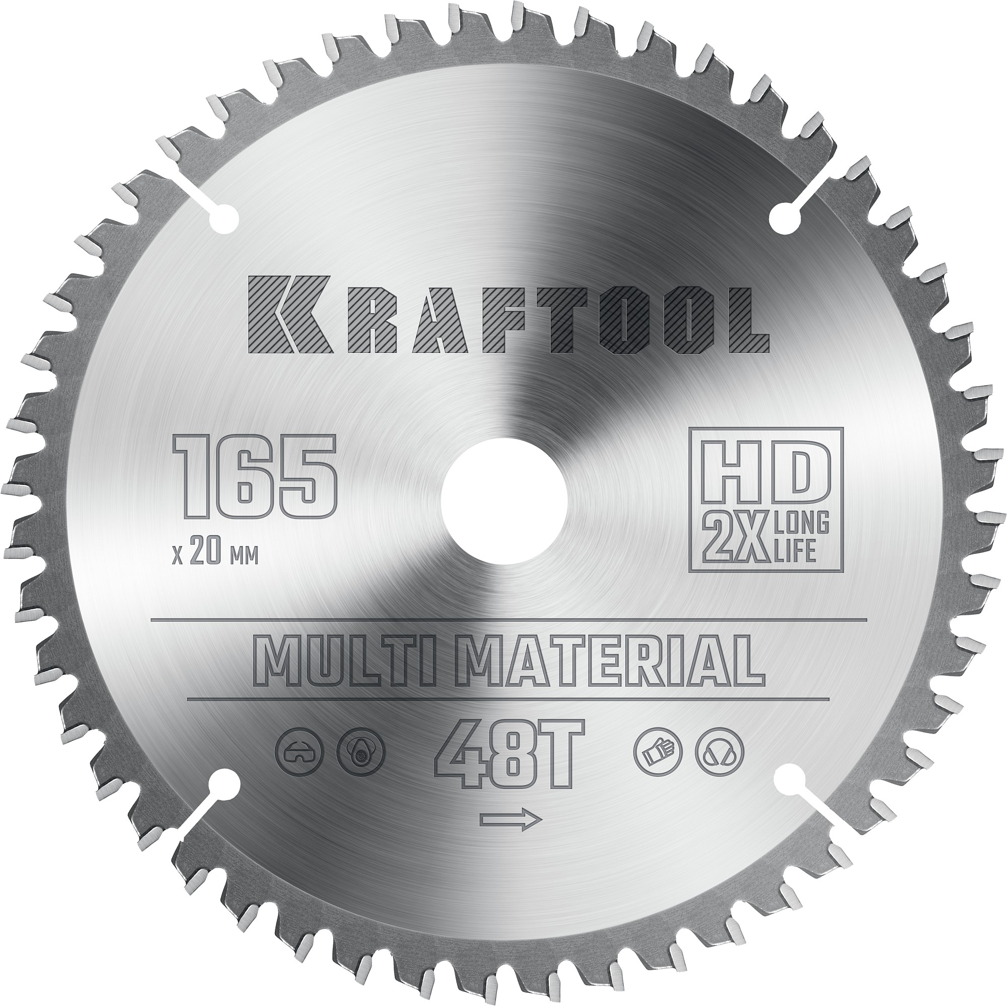 KRAFTOOL Multi Material 165x20мм 48Т, диск пильный