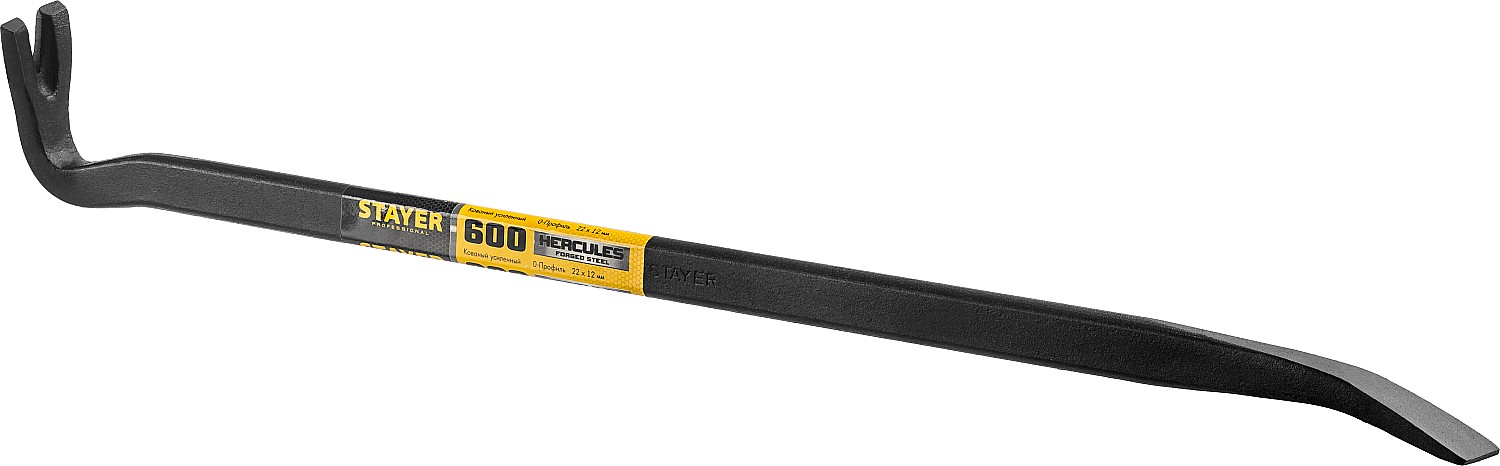 STAYER HERCULES, 600 мм, 22х12 мм, Усиленный лом-гвоздодер (21643-60)