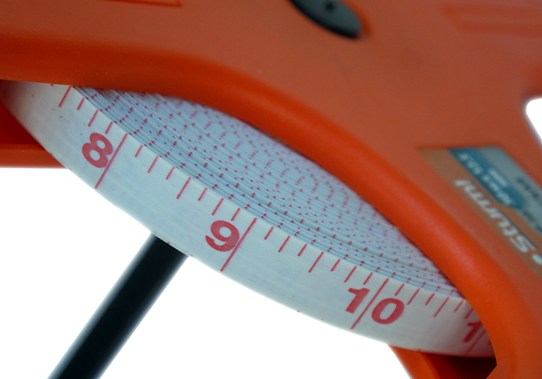 Рулетка 50м геодезическая, открытый корпус, Sturm!