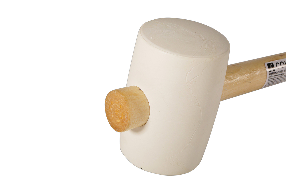 Киянка 600 г, белая, распорная деревянная ручка, СОЮЗ