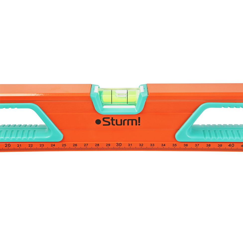 Уровень 600 мм, фрезерованный, магнитный, 3 глазка, точность 1мм/м, Sturm!