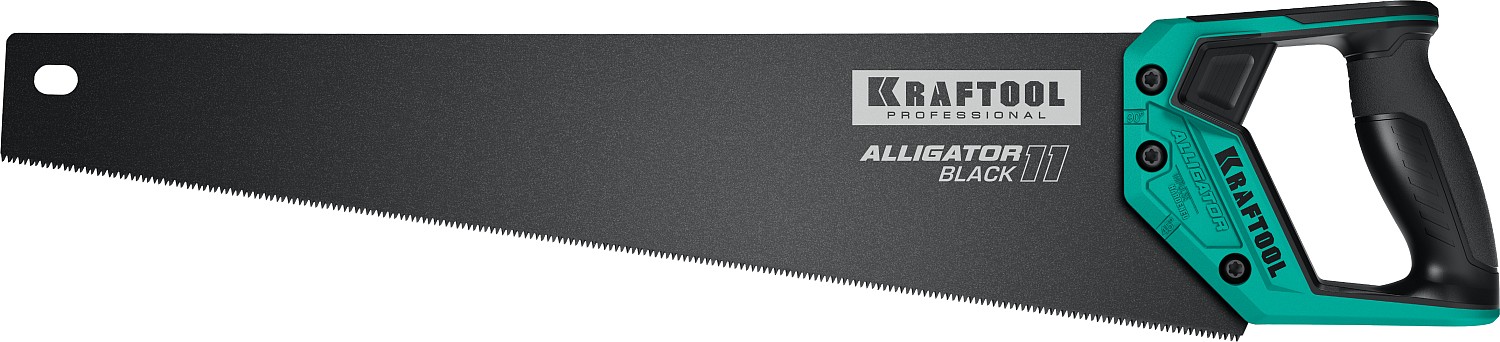 KRAFTOOL Alligator Black 11 500 мм, Ножовка для точного реза (15205-50)