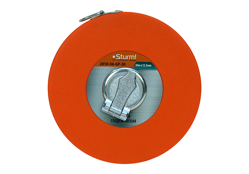 Рулетка 30м геодезическая, закрытый корпус, Sturm!