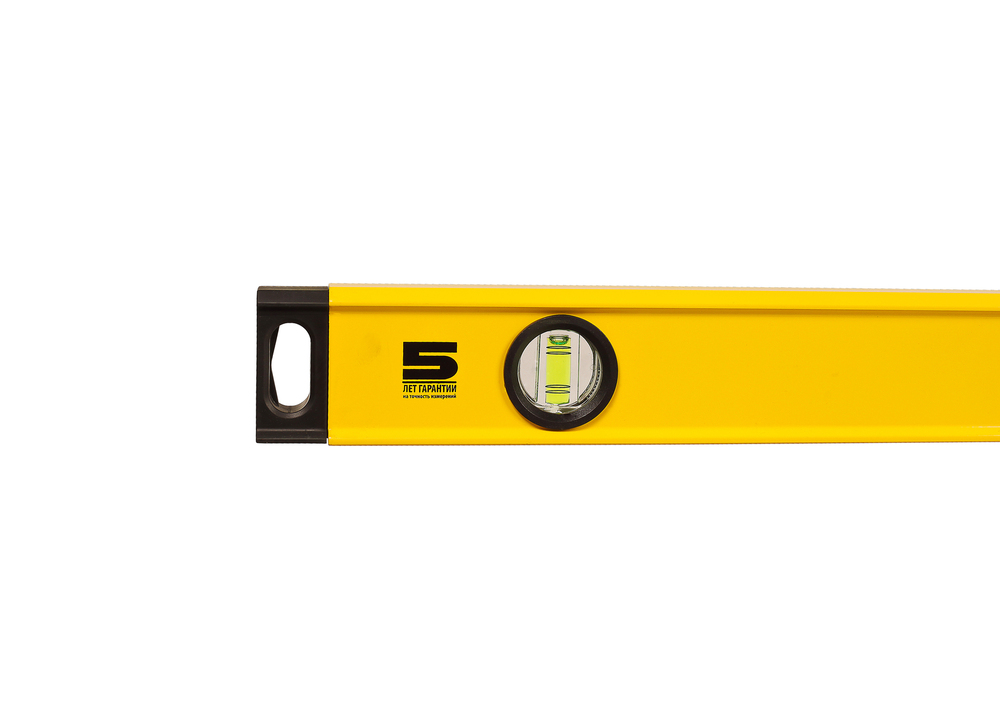 Уровень алюм., 1200мм, 2 колбы, фрезерованный, точность 0.5 мм/м, hanskonner