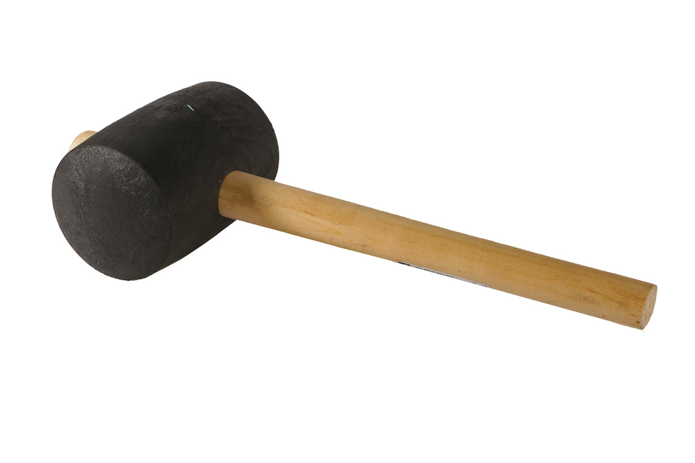 Киянка 1200 г, черная, распорная деревянная ручка, СОЮЗ