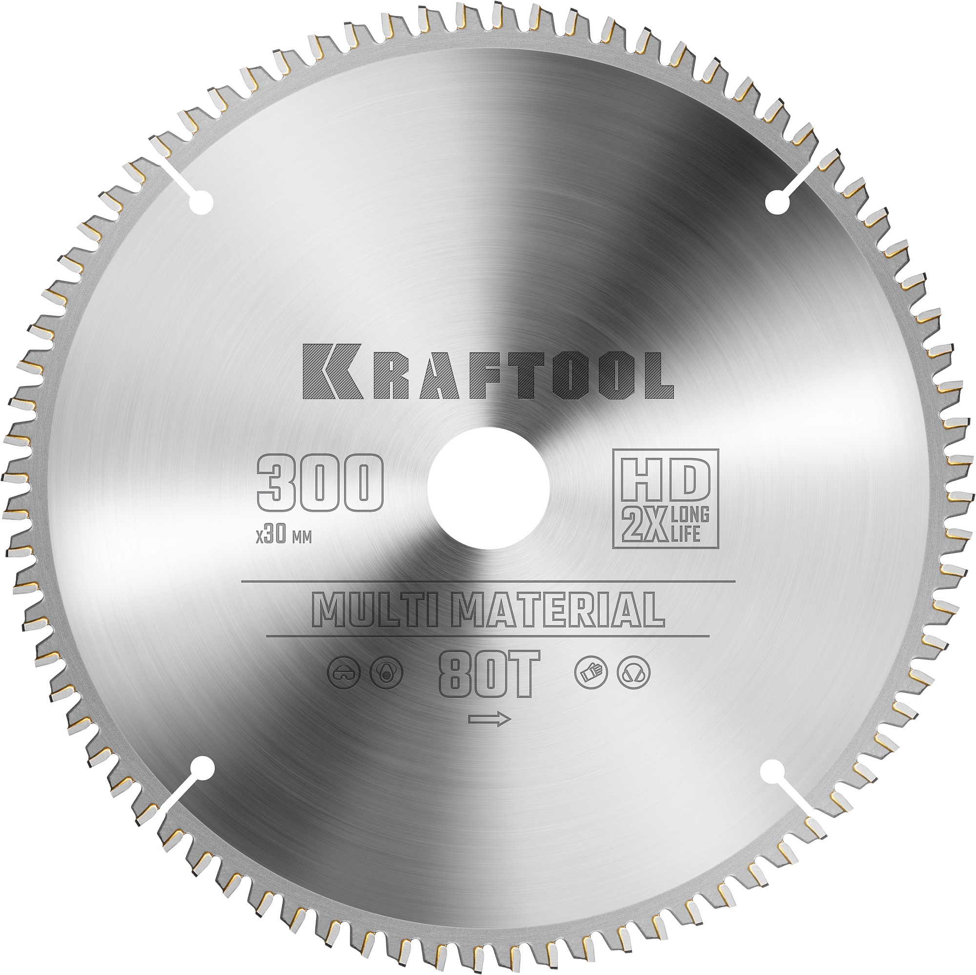 KRAFTOOL Multi Material 300х30мм 80Т, диск пильный