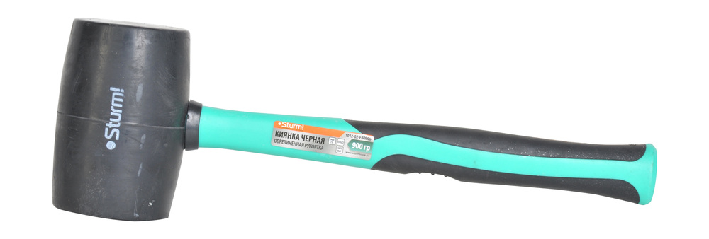 Киянка 900 г черная, фибергласовая рукоятка Sturm!