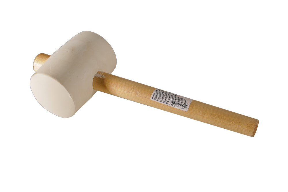 Киянка 1200 г, белая, распорная деревянная ручка, СОЮЗ