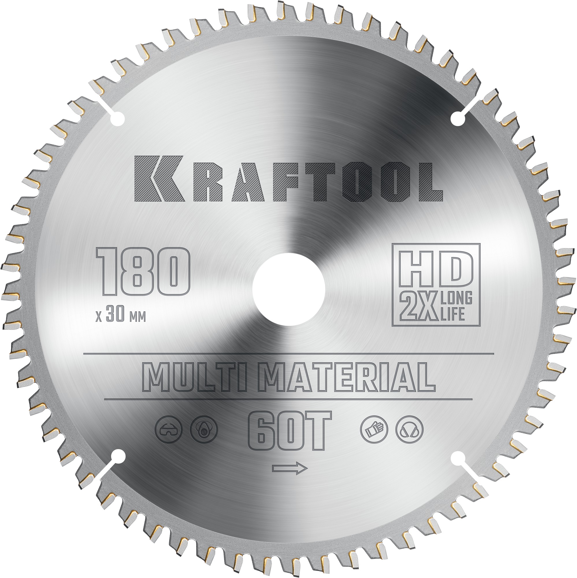 KRAFTOOL Multi Material 180х30мм 60Т, диск пильный