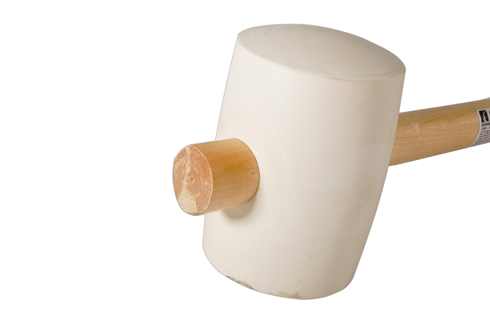 Киянка 1200 г, белая, распорная деревянная ручка, СОЮЗ