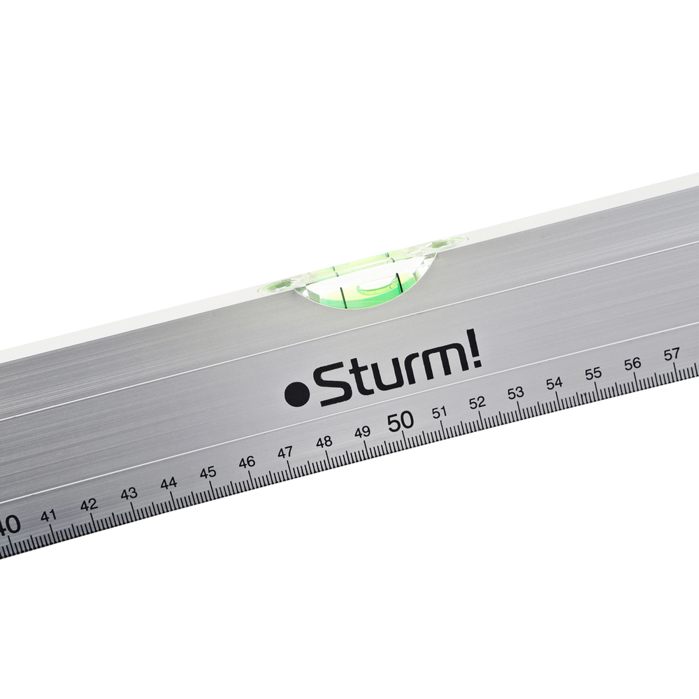 Уровень строительный 1000 мм, 2 глазка, точность 1мм/м, Sturm!