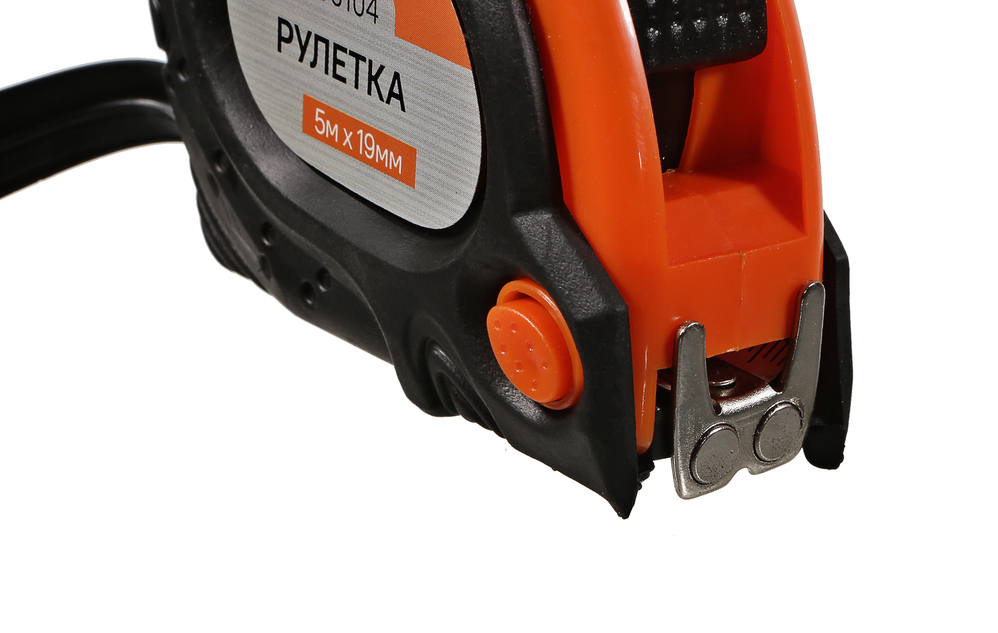 Рулетка 5x19мм, 3 кнопки стопа, двухсторонняя, магнит на зацепе, Sturm!