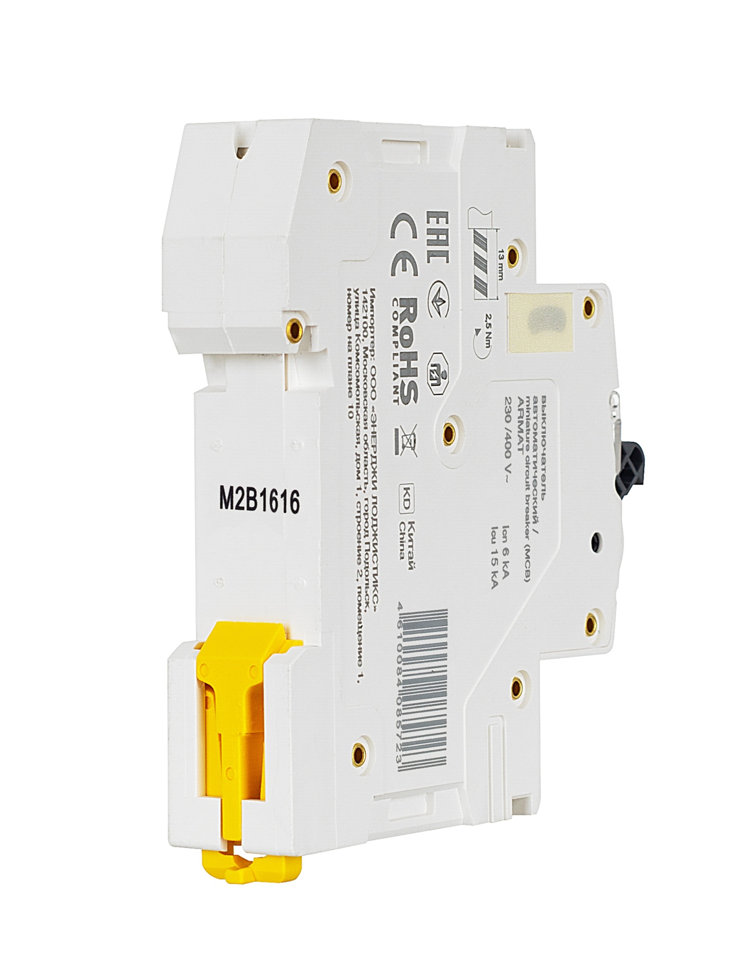 ARMAT Автоматический выключатель M06N 1P B 16А IEK