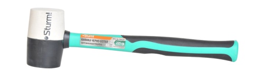 Киянка 225 г черно-белая, фибергласовая рукоятка Sturm!