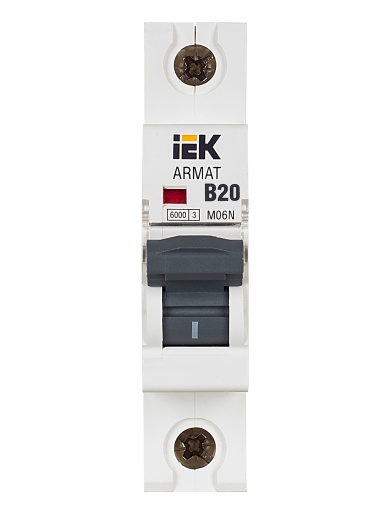 ARMAT Автоматический выключатель M06N 1P B 20А IEK