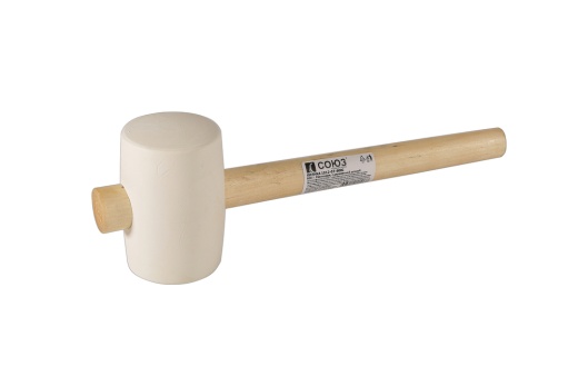 Киянка 600 г, белая, распорная деревянная ручка, СОЮЗ
