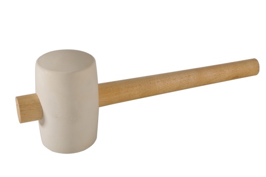 Киянка 910 г, белая, распорная деревянная ручка, СОЮЗ