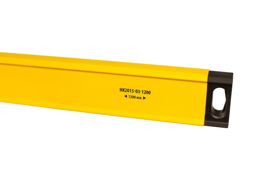 Уровень алюм., 1200мм, 2 колбы, фрезерованный, точность 0.5 мм/м, hanskonner