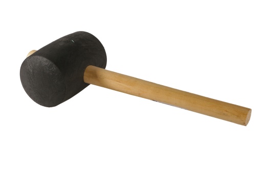 Киянка 1200 г, черная, распорная деревянная ручка, СОЮЗ