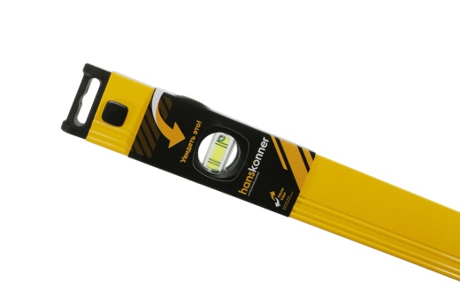 Уровень 2000 мм, фрезеров., 3 глазка (1 зеркальн.), точн. 0.5мм/м, Hanskonner