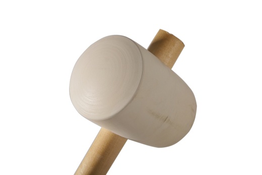 Киянка 1200 г, белая, распорная деревянная ручка, СОЮЗ