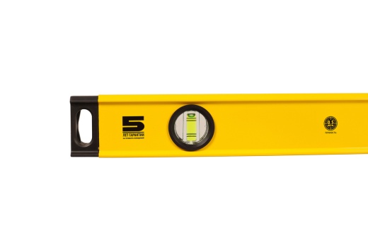 Уровень алюм., 1000мм, 2 колбы, фрезерованный, точность 0.5 мм/м, hanskonner