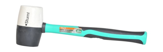 Киянка 680 г черно-белая, фибергласовая рукоятка Sturm!